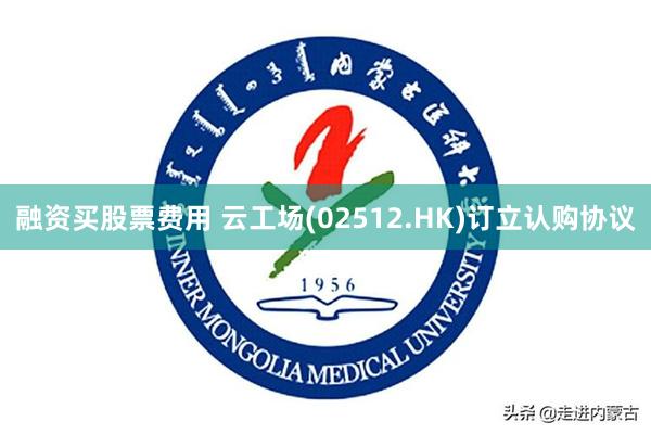 融资买股票费用 云工场(02512.HK)订立认购协议